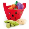 Hape Pretend Play>Toddler Vegetable Basket
