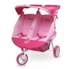 Valco Baby Dolls>Twin Mini Marathon Butterfly Pink Dolls Stroller