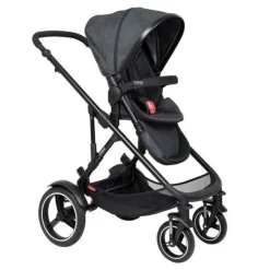 Phil & Teds Full Size Strollers>VOYAGER Inline Buggy Stroller - Black