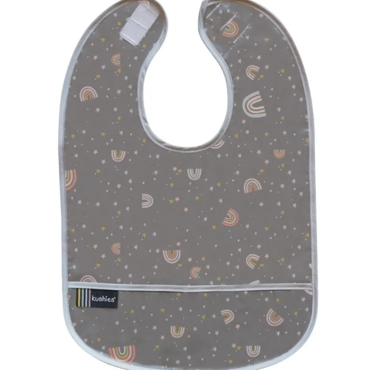 Kushies Bibs & Burp Cloths>Waterproof Clean Bibs