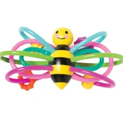 Manhattan Toys Sensory Toys>Winkel Teether Rattle Toy - Animals
