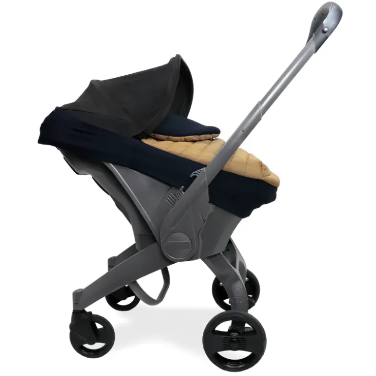 Little Unicorn Car Seat Covers>Winter Car Seat Cover Black