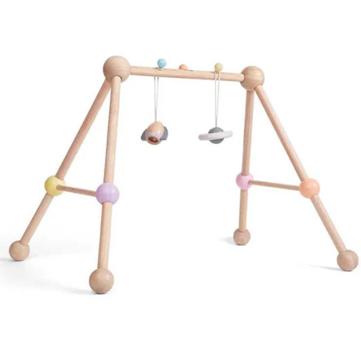 Plan Toys Activity Toys>Wooden Play Gym - Pastel