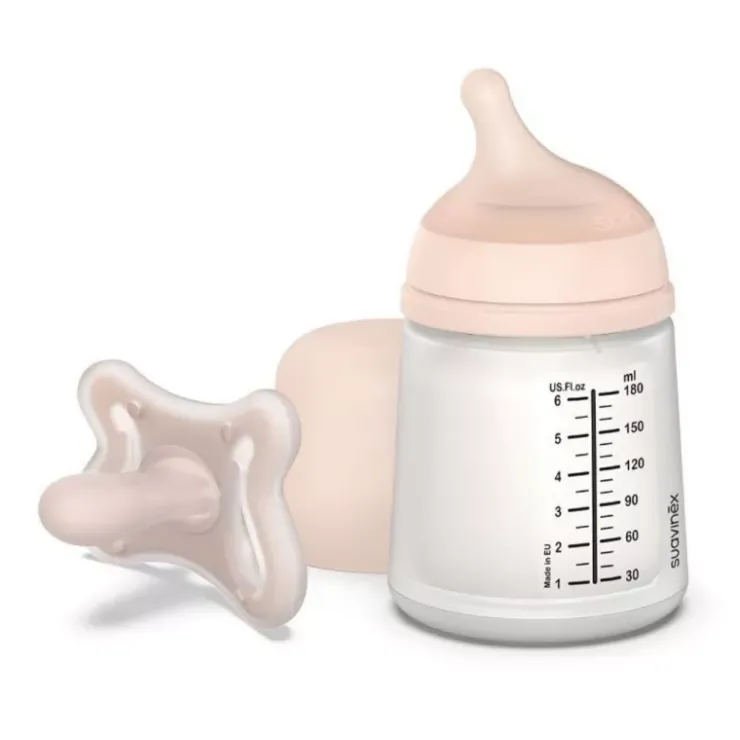 Suavinex Bottle Feeding>Zero Zero Newborn Set - Anti-Colic Bottle and Pacifier