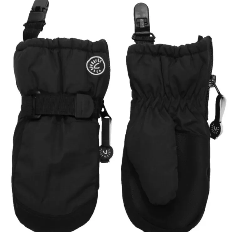 CaliKids Hats>Zipper Mittens with Clips