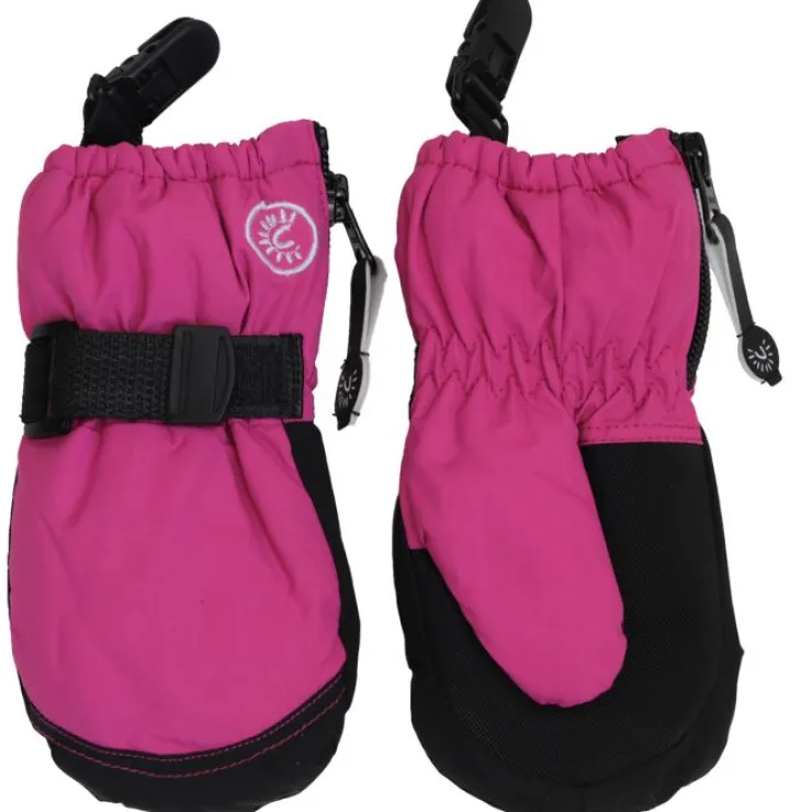 CaliKids Hats>Zipper Mittens with Clips