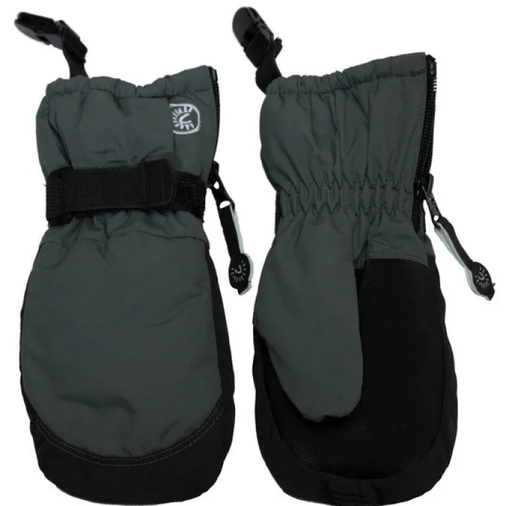 CaliKids Hats>Zipper Mittens with Clips