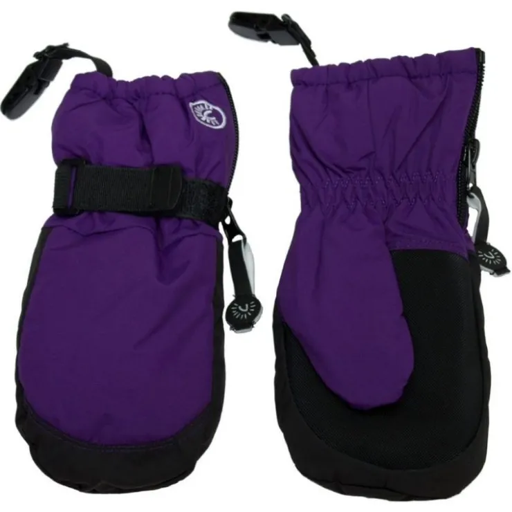 CaliKids Hats>Zipper Mittens with Clips