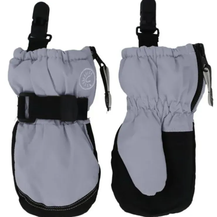 CaliKids Hats>Zipper Mittens with Clips