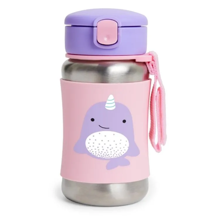 Skip Hop Tableware>Zoo Stainless Steel Straw Bottle