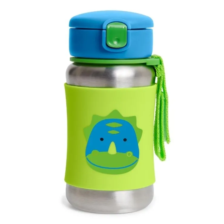 Skip Hop Tableware>Zoo Stainless Steel Straw Bottle